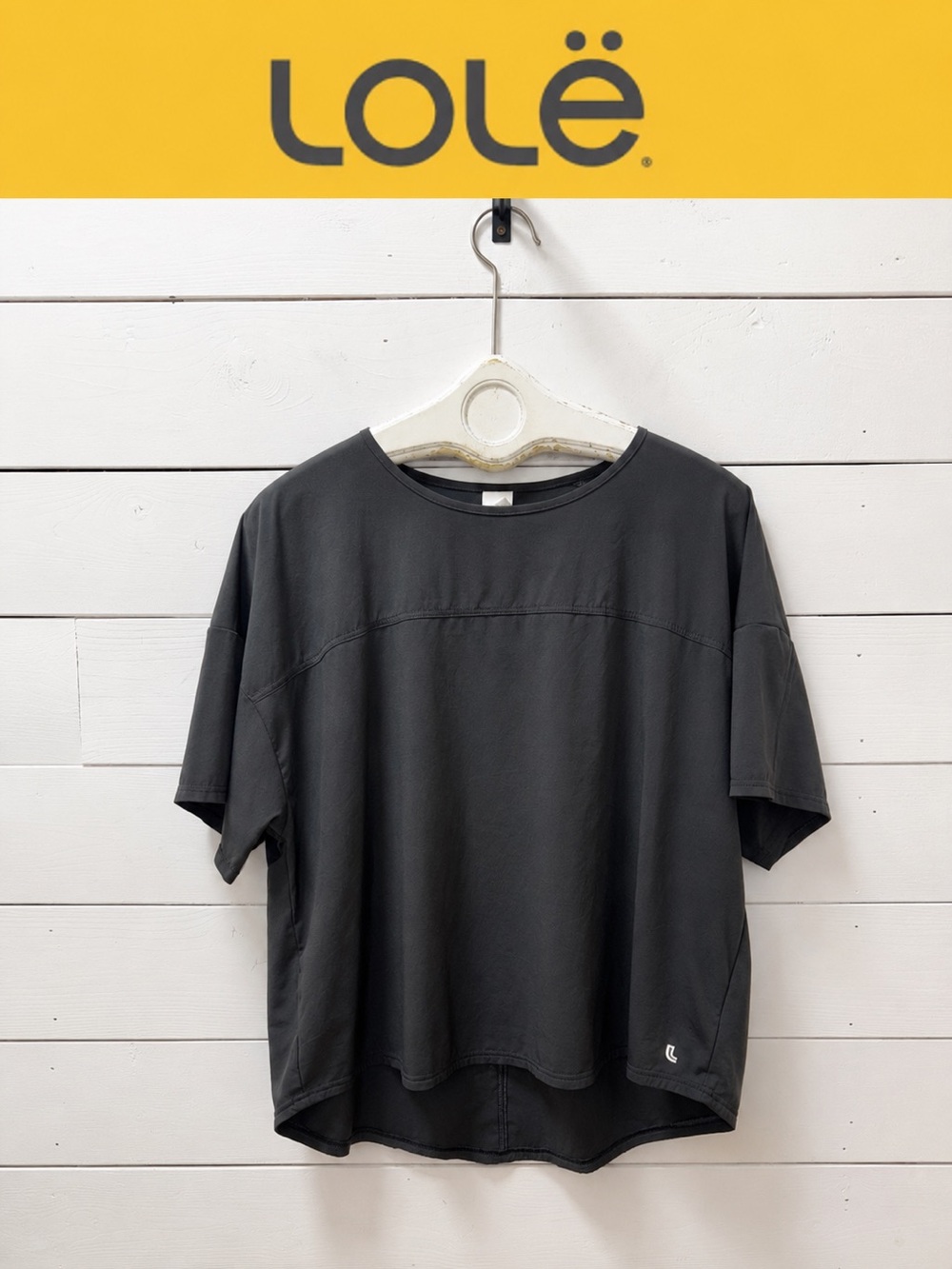 LOLË Ultra Lightweight Blouse Black Size XXL